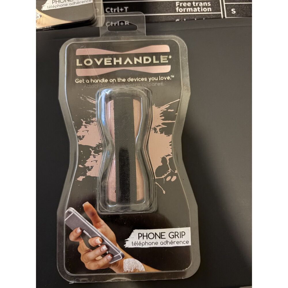 Love Handle Phone Grip Rose